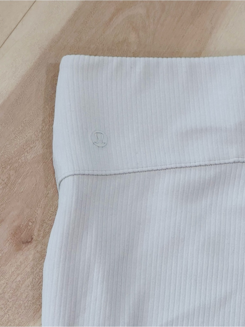 Lululemon Ribbed Softstreme Flared Pant *Regular Bone Sz 14 W5GVKS Casual - Picture 11 of 15